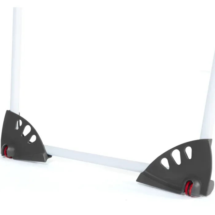 Étendoir pliable et extensible de 160 à 211 cm gris et blanc