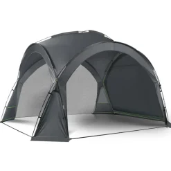 Tente dôme LED gris anthracite