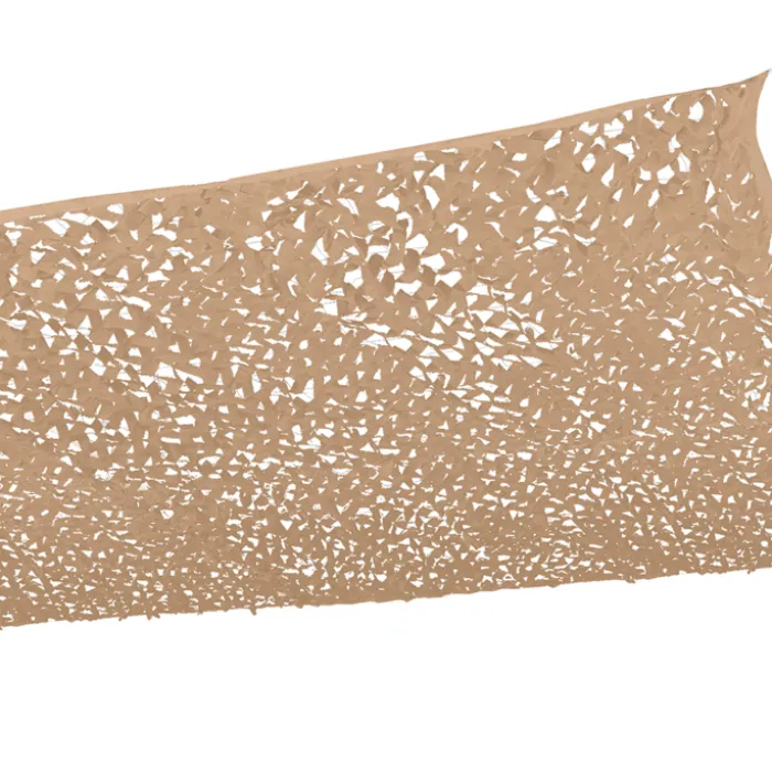 Toile ombrage carré 4x4m camouflage sable