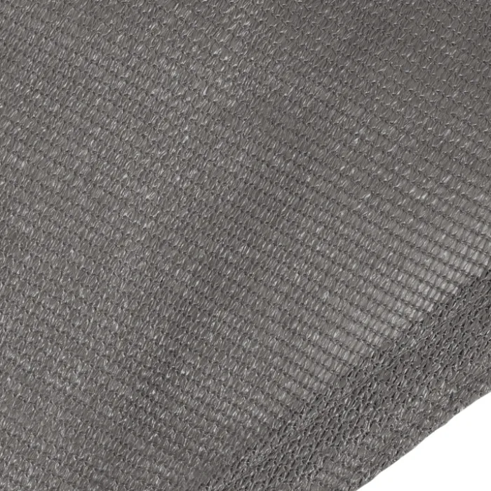Toile ombrage rectangulaire haute densité gris 4x6 m