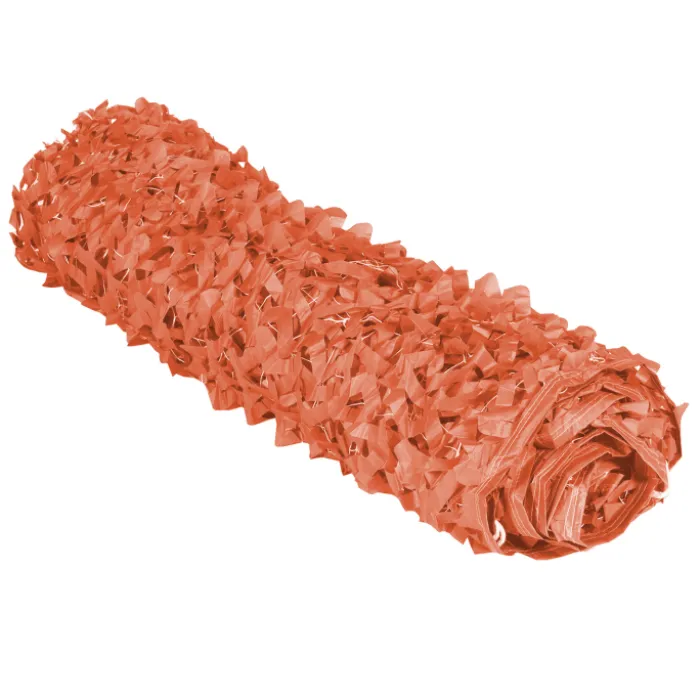 Toile ombrage terracotta camouflage rectangulaire 4x6m