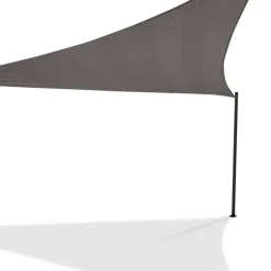 Toile ombrage triangulaire haute densité gris