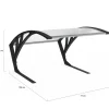 Toit de protection UV en polycarbonate pour robot tondeuse gris anthracite