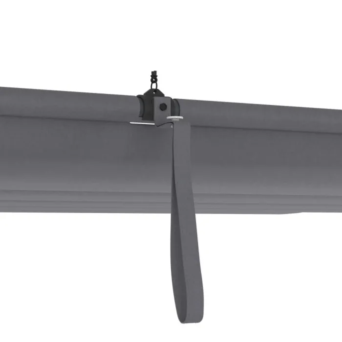Toit rétractable de rechange gris anthracite pour pergola toit rétractable 3x4 M