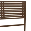 Tête de lit en lattes coloris bois vieilli 160 cm