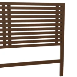 Tête de lit en lattes coloris bois vieilli 160 cm