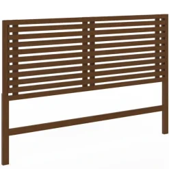 Tête de lit en lattes coloris bois vieilli 160 cm
