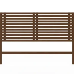 Tête de lit en lattes coloris bois vieilli 160 cm