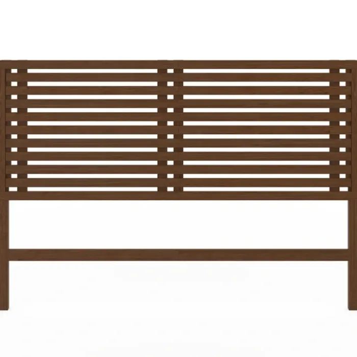 Tête de lit en lattes coloris bois vieilli 160 cm