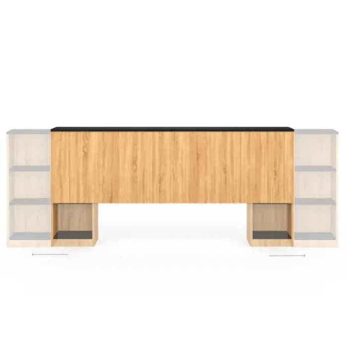 Tête de lit extensible avec chevets coulissants