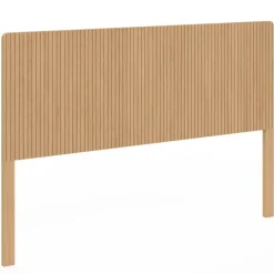 Tête de lit sur pied effet lattes 160 cm