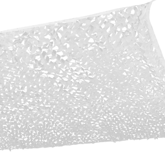 Voile d’ombrage camouflage 4x6 m blanc